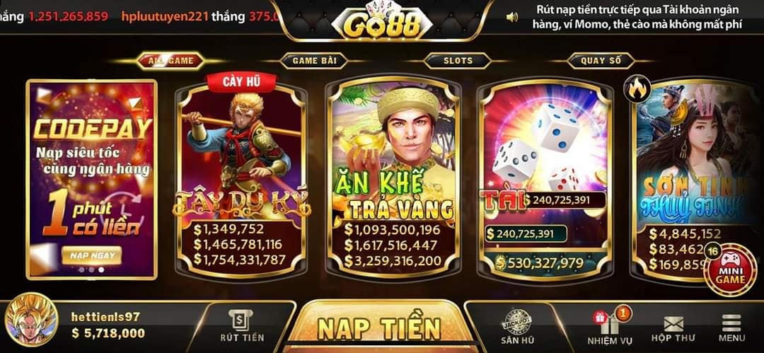 tro choi da dang de trung thuong